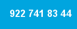 922 741 83 44 922 741 83 44